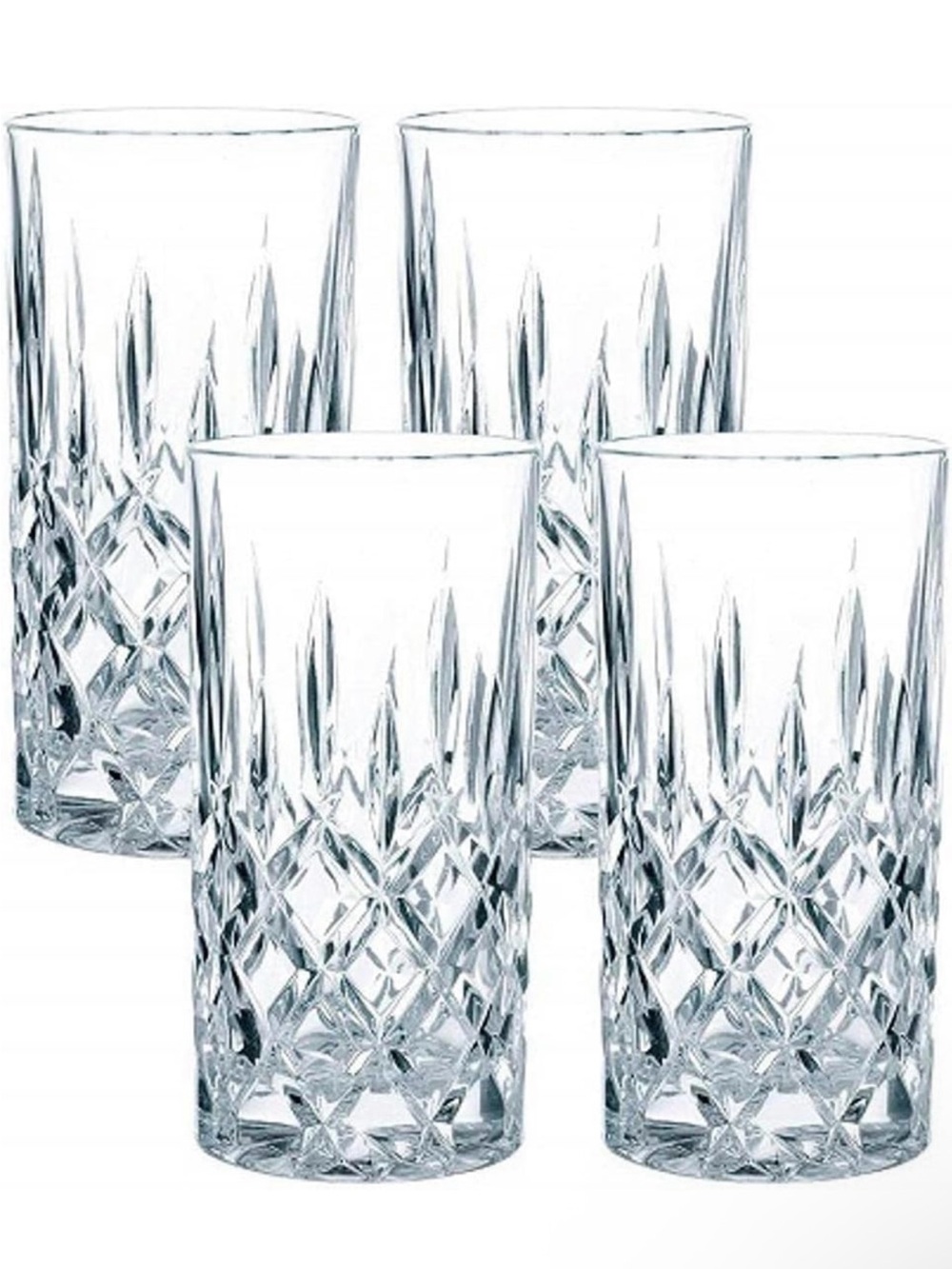 Nachtmann Noblesse 13 OZ Long Crystal Highball Glass Replacement Set of 3 - Picture 3 of 6